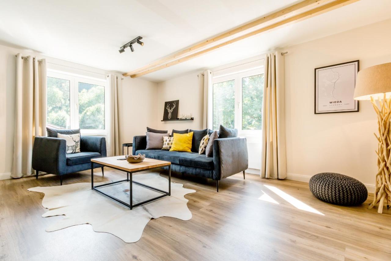Harzfalke Apartment - Ankommen Und Wohlfuehlen. Wieda ภายนอก รูปภาพ